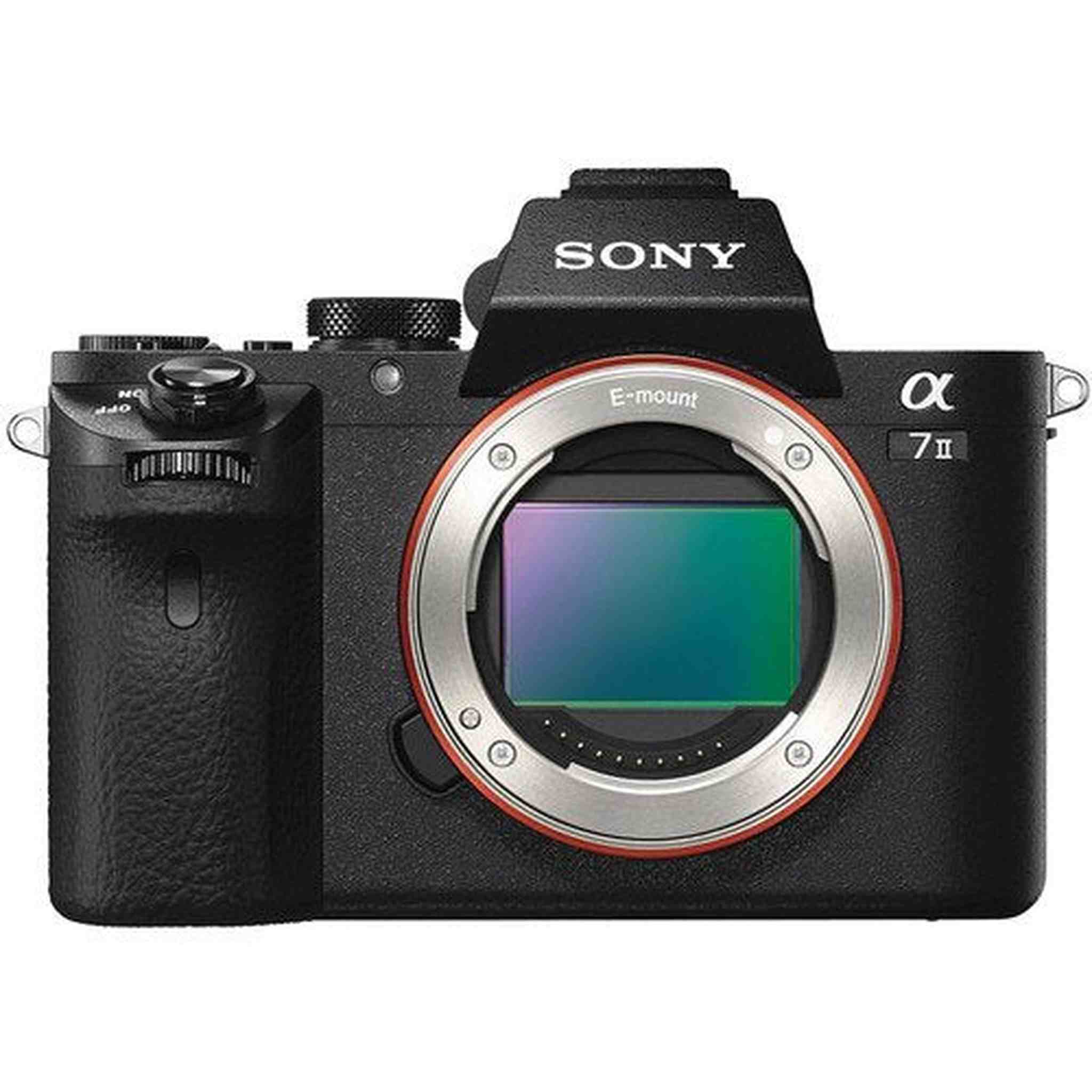Sony Alpha a7 II Mirrorless Camera ILCE7M2/B With Soft Bag, Zhiyun-Tech Stabilizer, 2x Extra Batteries, Rode Mic, LED Light, 2x 64GB Memory Cards, External 4K Monitor , Plus Essential Accessories