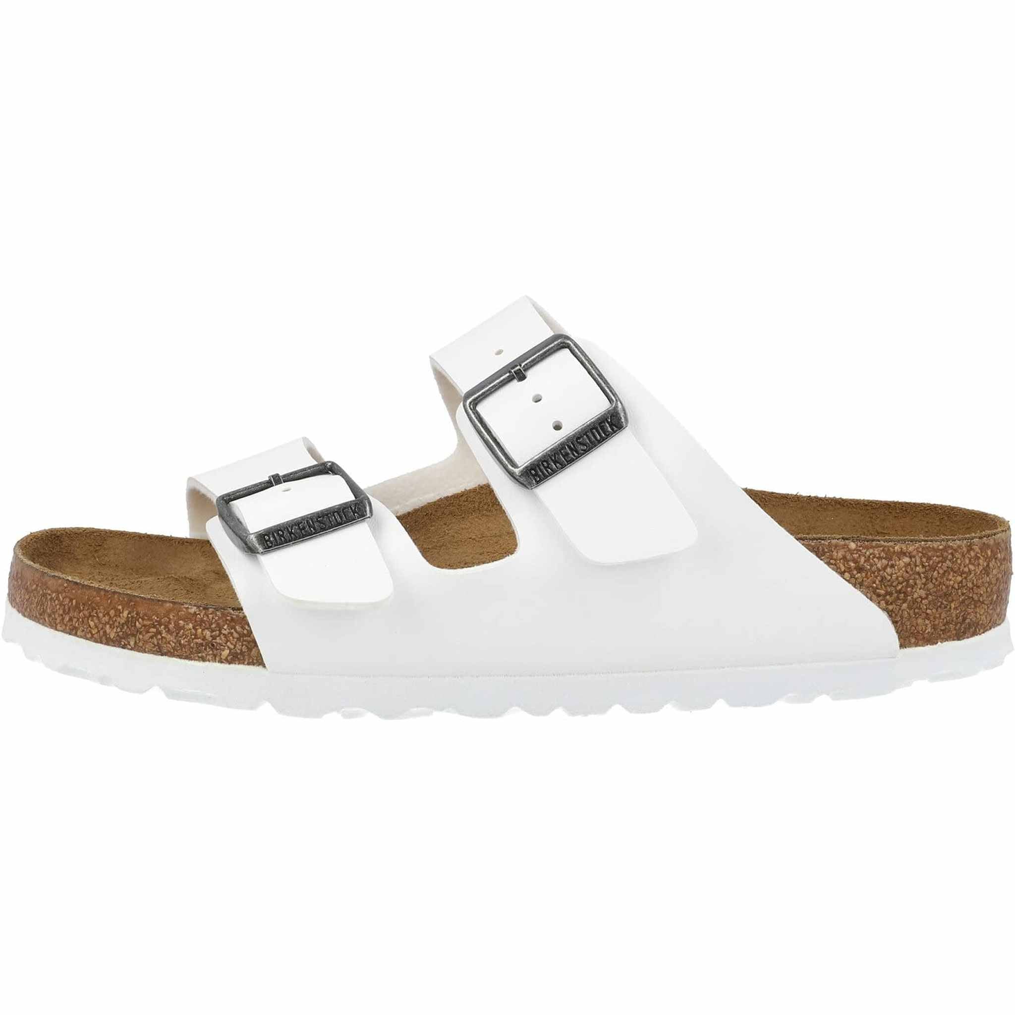 BIRKENSTOCK Men's Slides, White, 8