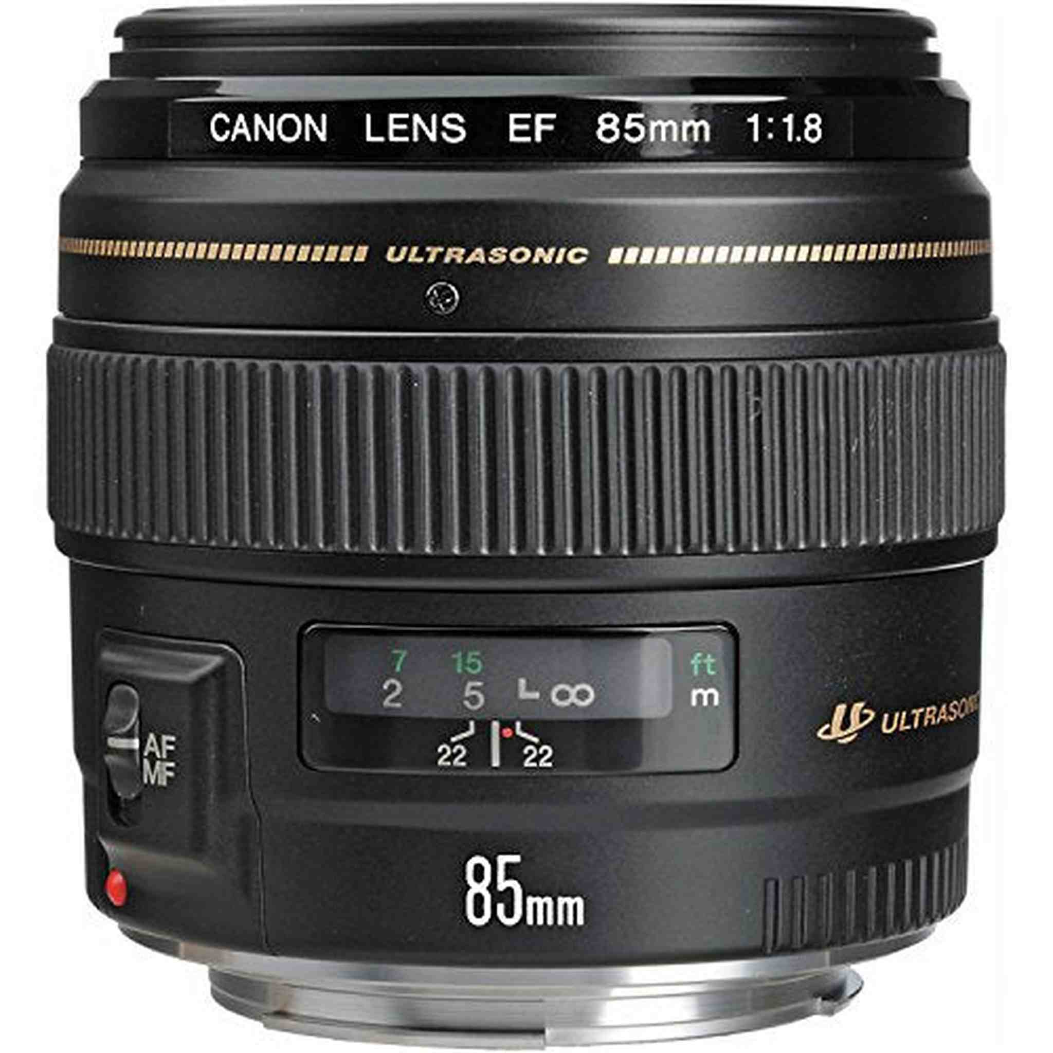 Canon EF 85mm f/1.8 USM Medium Telephoto Lens for Canon SLR Cameras - Fixed - Used Canon