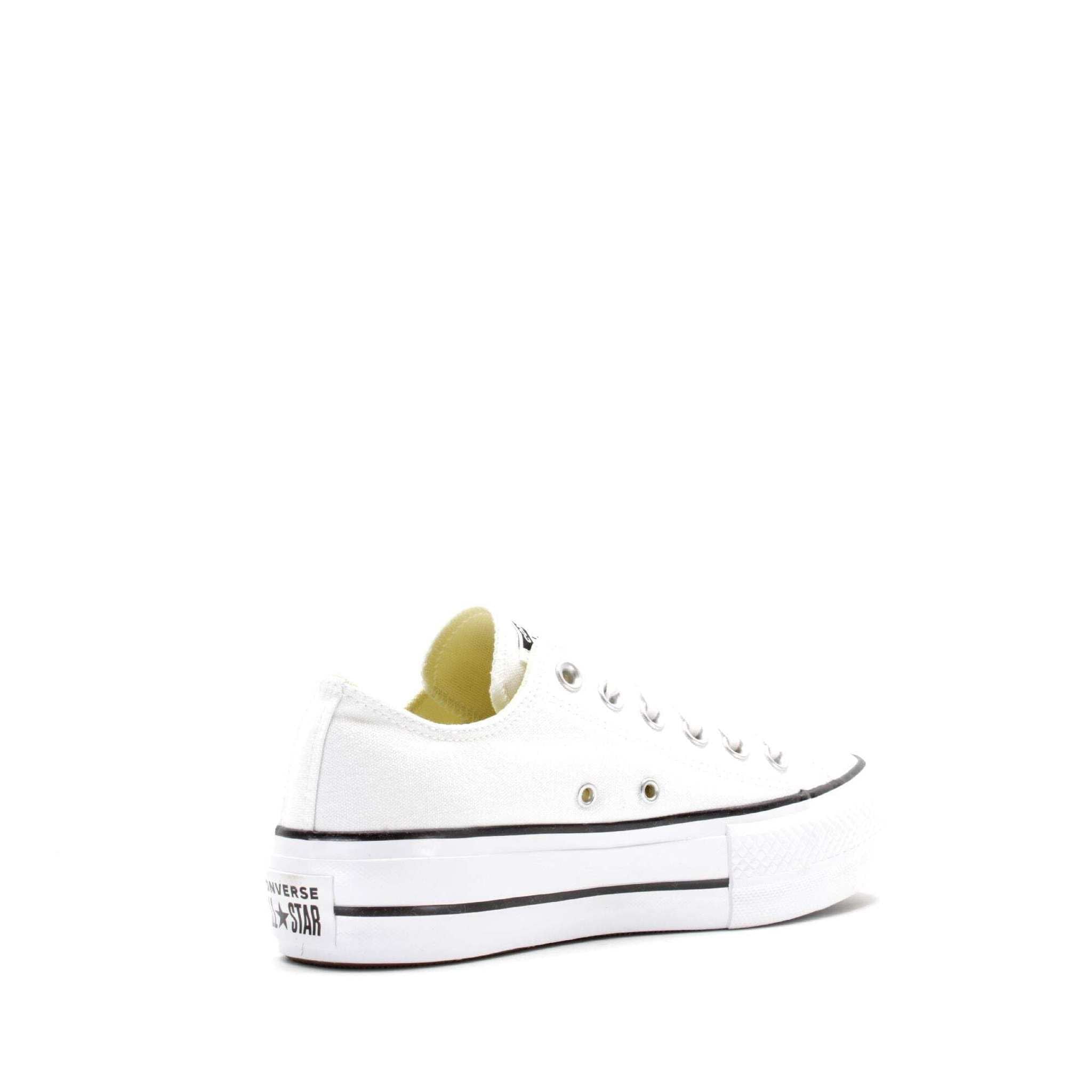 Converse Women's Chuck Taylor All Star Lift Sneakers, White/Black/White, 6 Medium US
