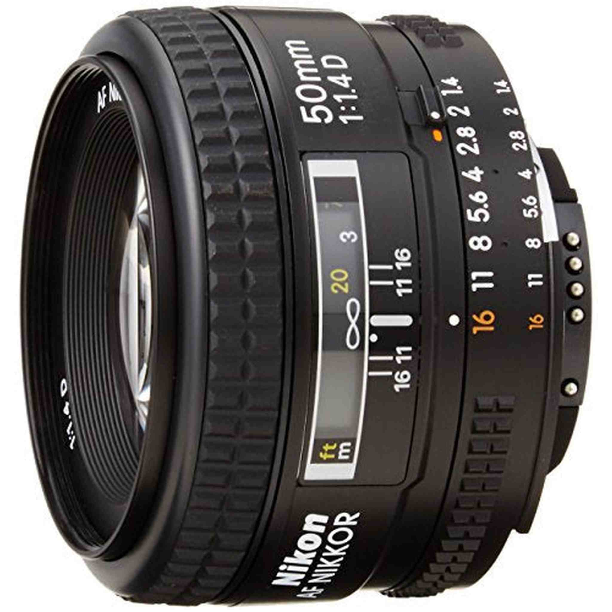 Nikon AF FX NIKKOR 50mm F/1.4D DSLR Lens with Auto Focus for Nikon DSLR Cameras - Used Nikon