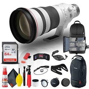 Canon RF 400mm f/2.8L IS USM Lens 5053C002 + BackPack + 64GB Card + More - Reconditioned Canon