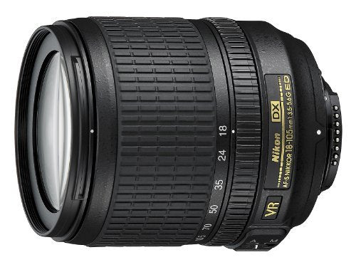 Nikon 18-105mm f/3.5-5.6 AF-S DX VR ED Nikkor Lens for Nikon Digital SLR Cameras + WSP Lens Cleaning kit Bundle