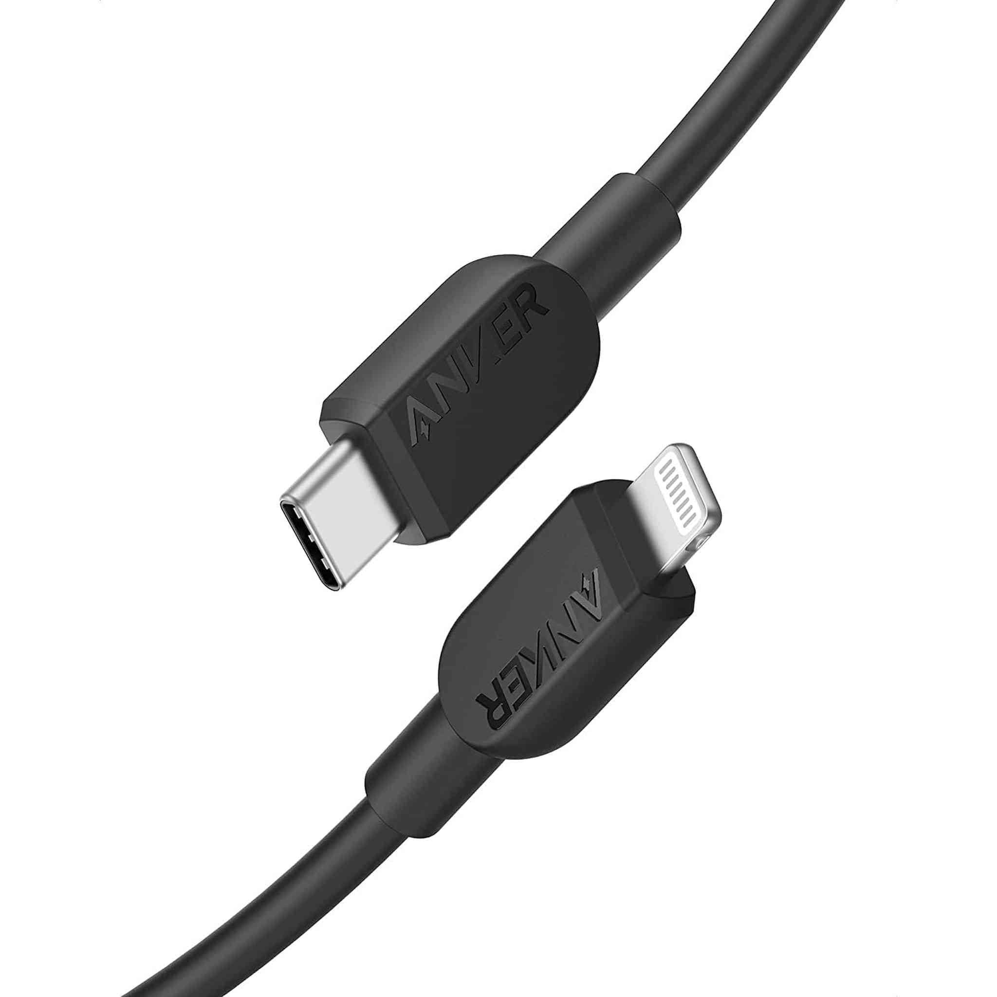 Anker USB C to Lightning Cable, 310 USB-C to Lightning Cable Black, 3ft , MFi Certified, Fast Charging Cable for iPhone 14 Plus 14 14 Pro Max 13 13 Pro 12 11 X XS XR Charger Not Included Anker
