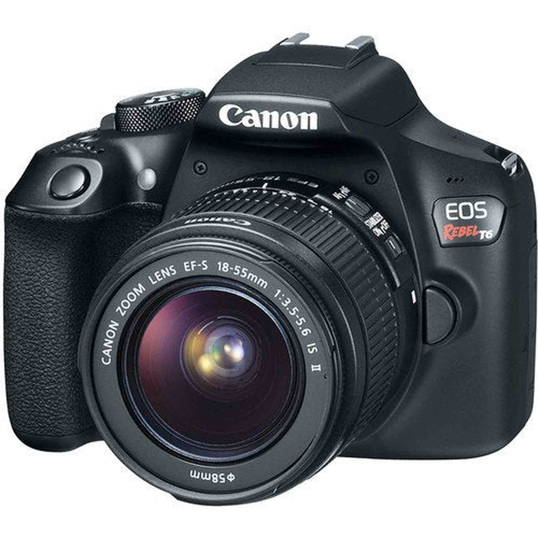 Canon EOS Rebel T6 DSLR Camera + 18-55mm Lens Starter Bundle 03 - Used Canon