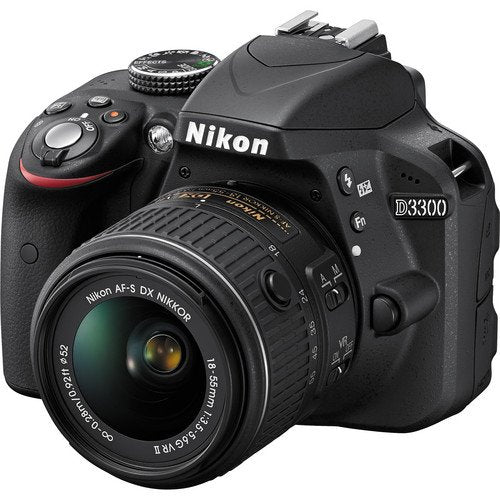 Nikon D3300 DSLR Camera with 18-55mm Lens (1532) Starter Bundle