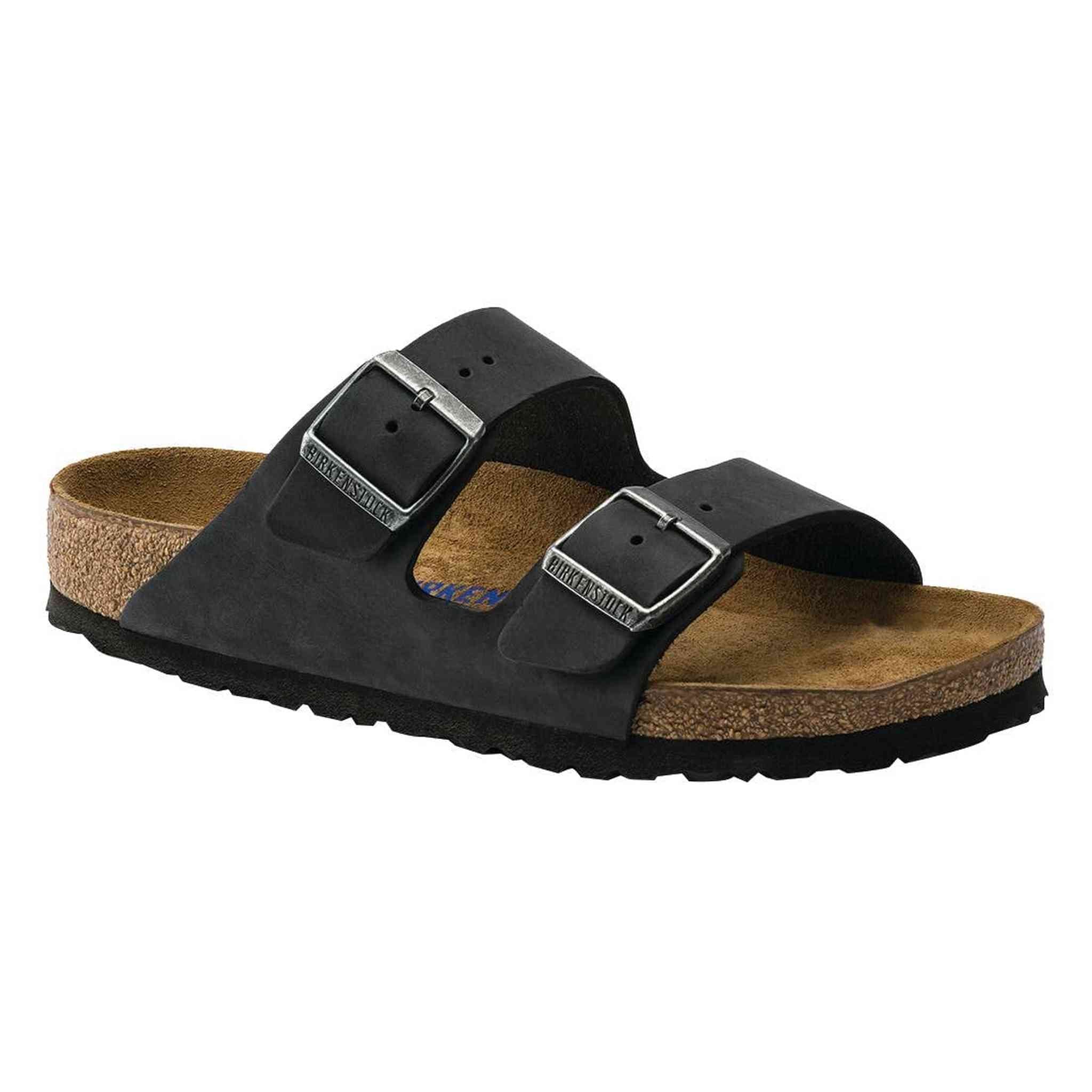 Birkenstock 75248139 Arizona SFB Black Oil LTR 39 Birkenstock