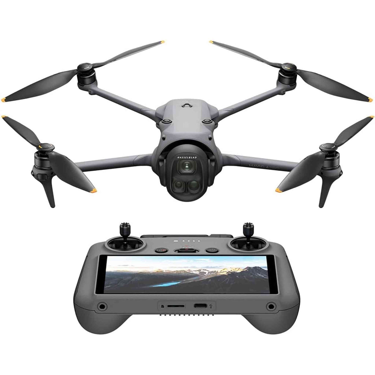 DJI Mavic 4 Pro Drone with DJI RC 2, Flagship Tri-Camera Drone with 100MP 4/3 CMOS Hasselblad Camera, for Professionals, 30km/18.6mi Video Transmission, 51-Min Max Flight Time - Reconditioned