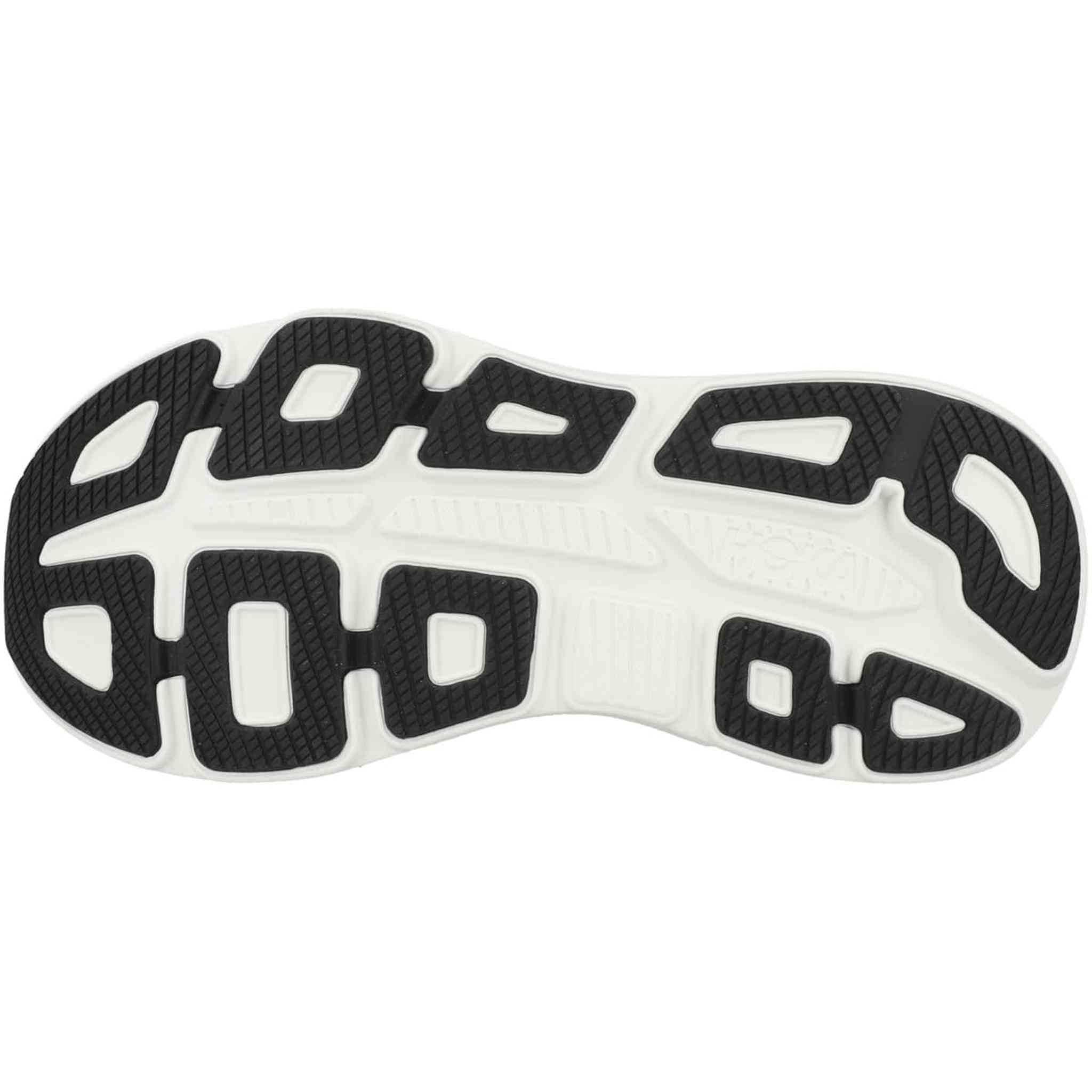 Hoka Men's Bondi 9 Sneaker, Black/White, 8