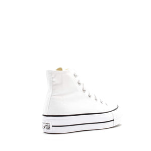 Converse Women's Chuck Taylor All Star Lift High Top Sneakers, White/Black/White, 5 Medium US