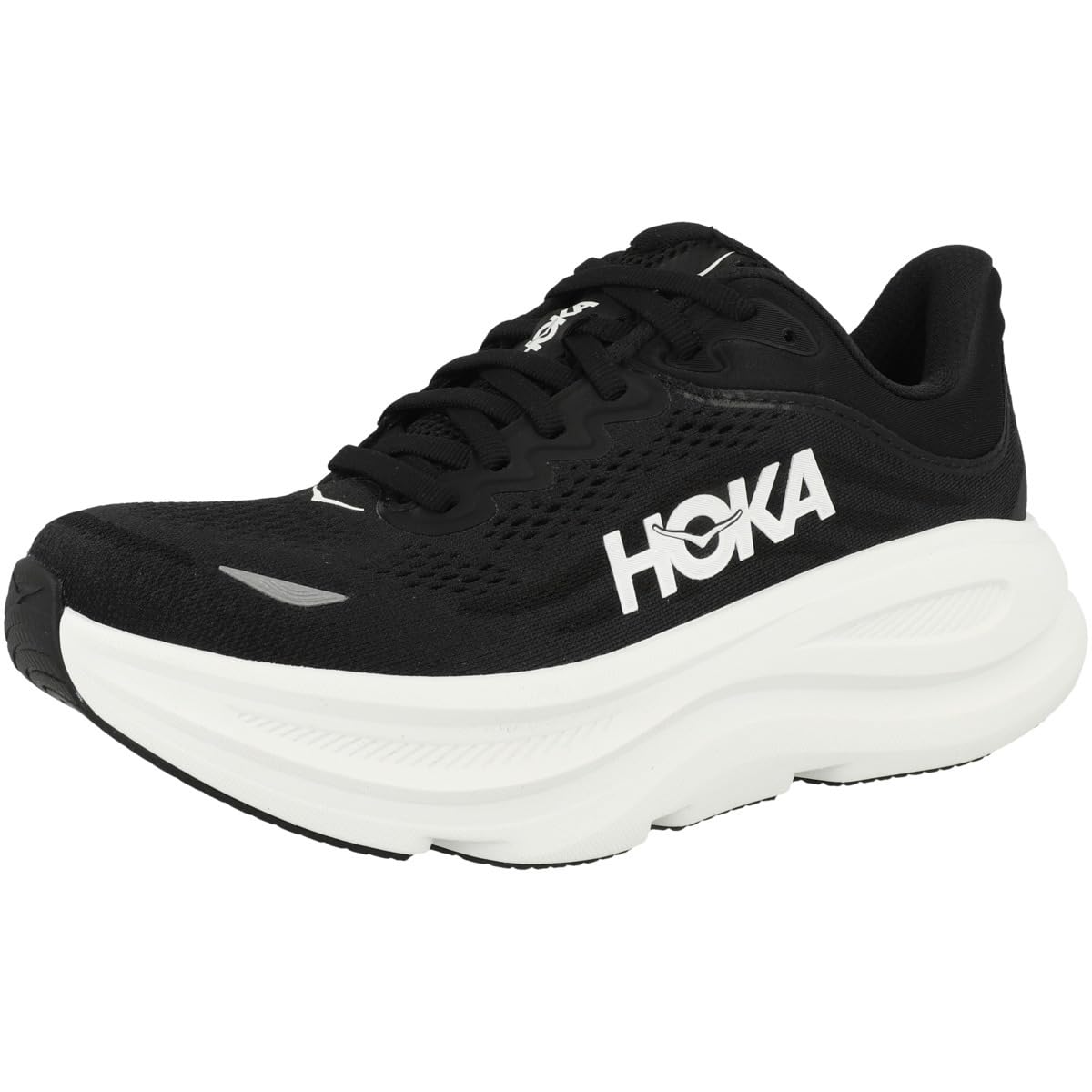 Hoka Women's Bondi 9 Black/White 9.5 Medium