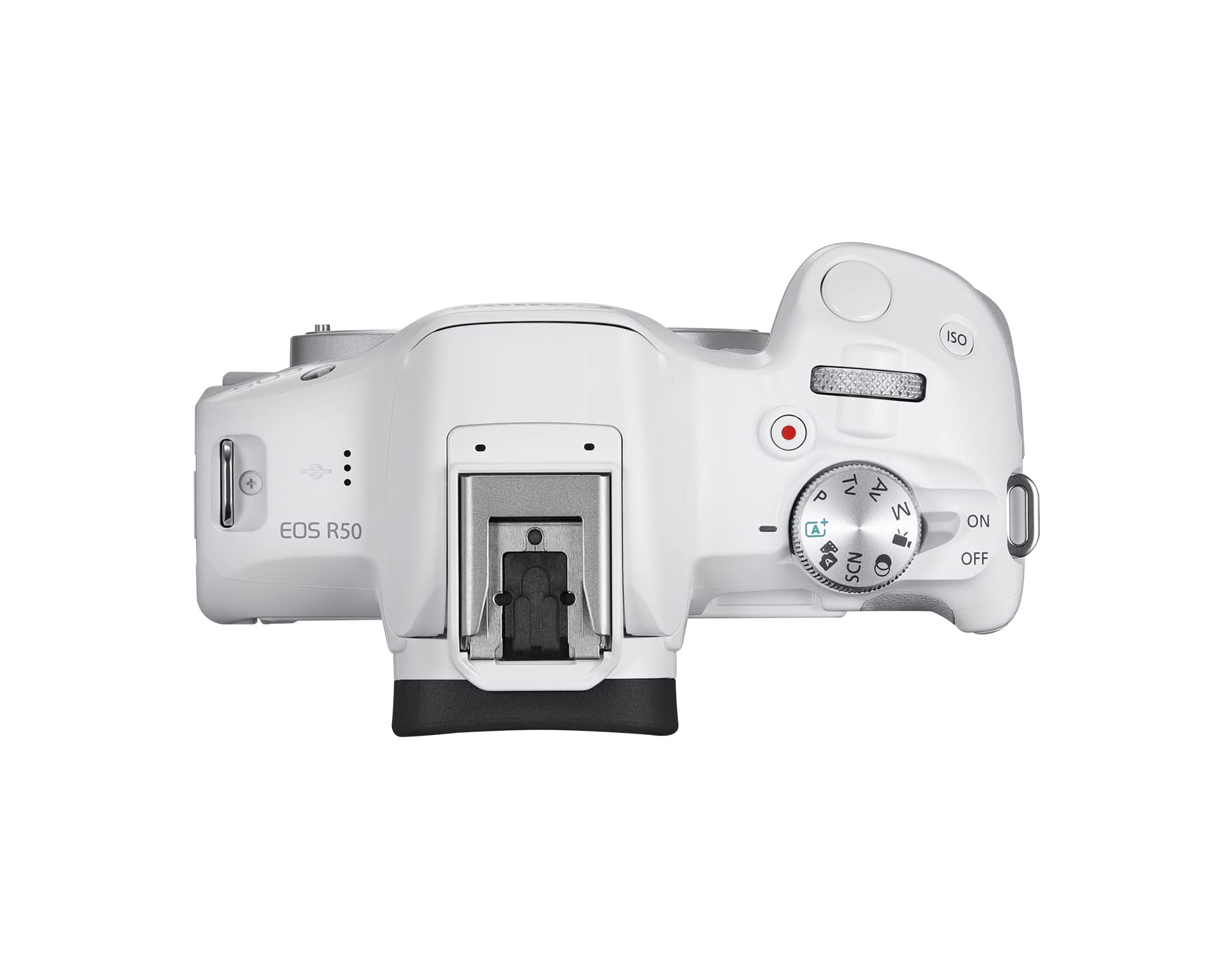 Canon EOS R50 Mirrorless Vlogging Camera Body Only/White , RF Mount, 24.2 MP, 4K Video, DIGIC X Image Processor, Subject Detection & Tracking, Compact, Smartphone Connection, Content Creator