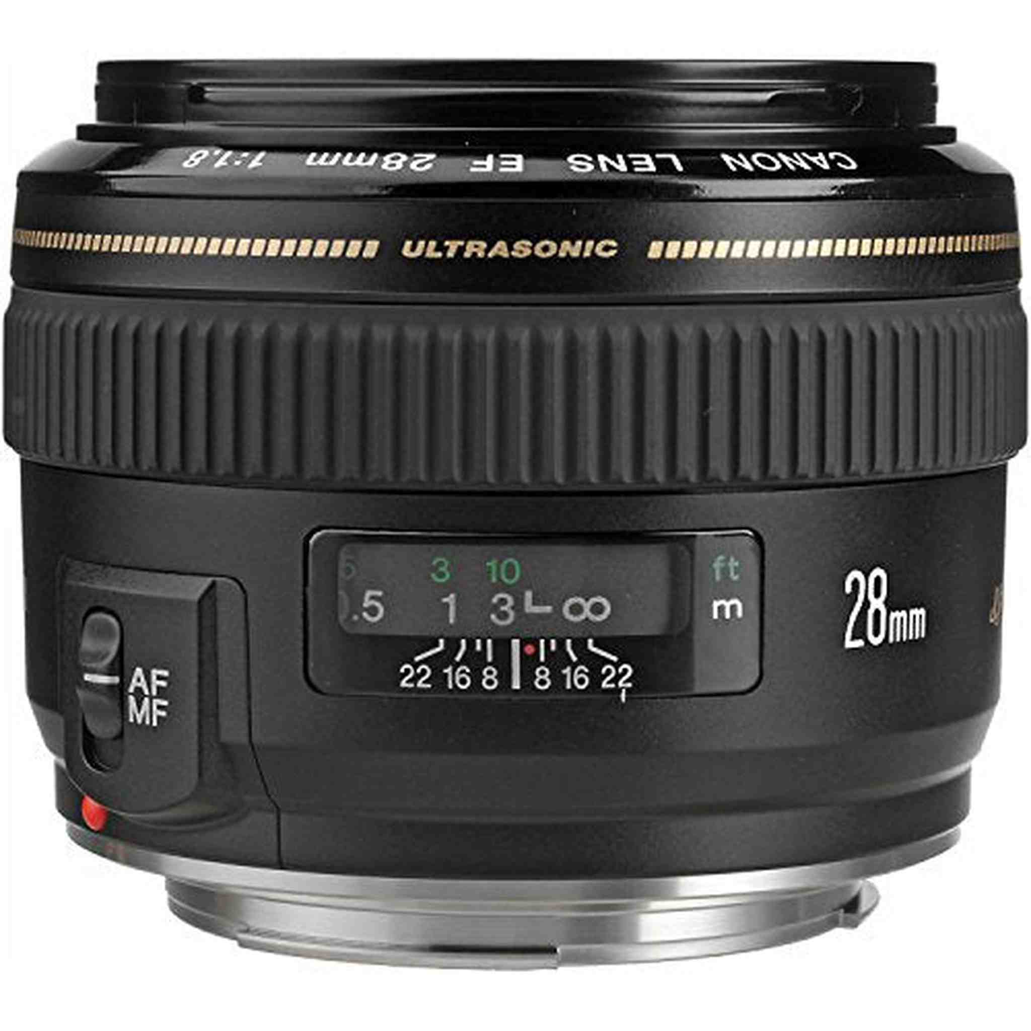 Canon EF 28mm f/1.8 USM Wide Angle Lens for Canon SLR Cameras - Used Canon