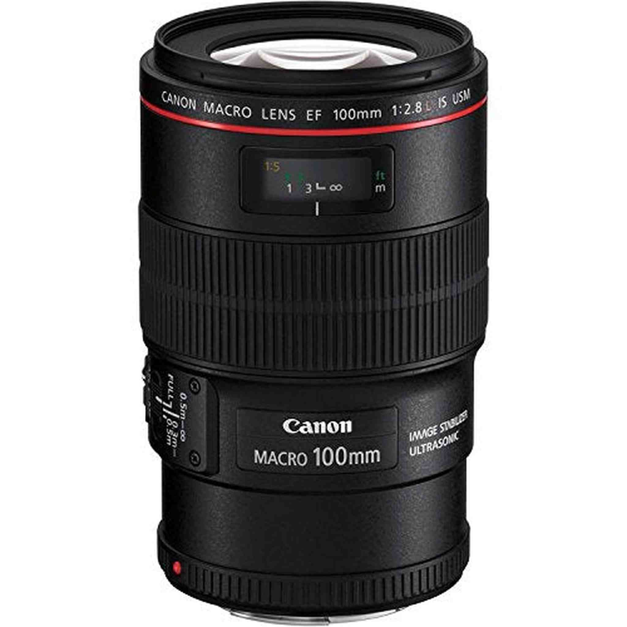 Canon EOS 5D Mark IV DSLR Camera Body Only Memory Kit International Model w/Canon EF 100mm f/2.8L Macro is USM Lens