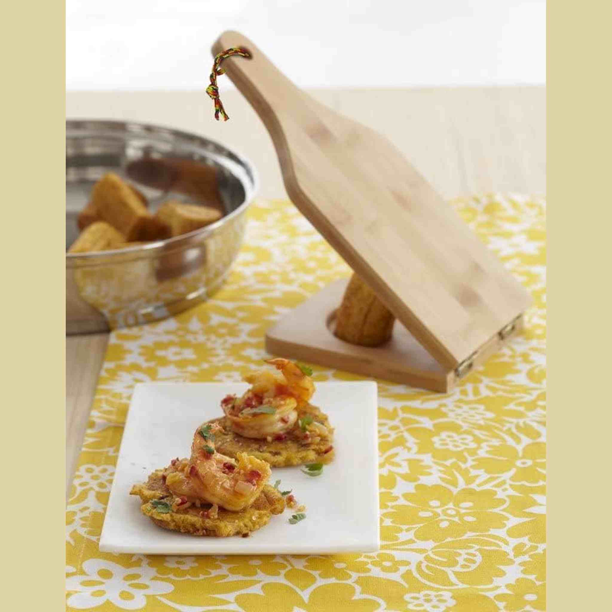 Bene Casa Wood Tostonera for Plantains, Large