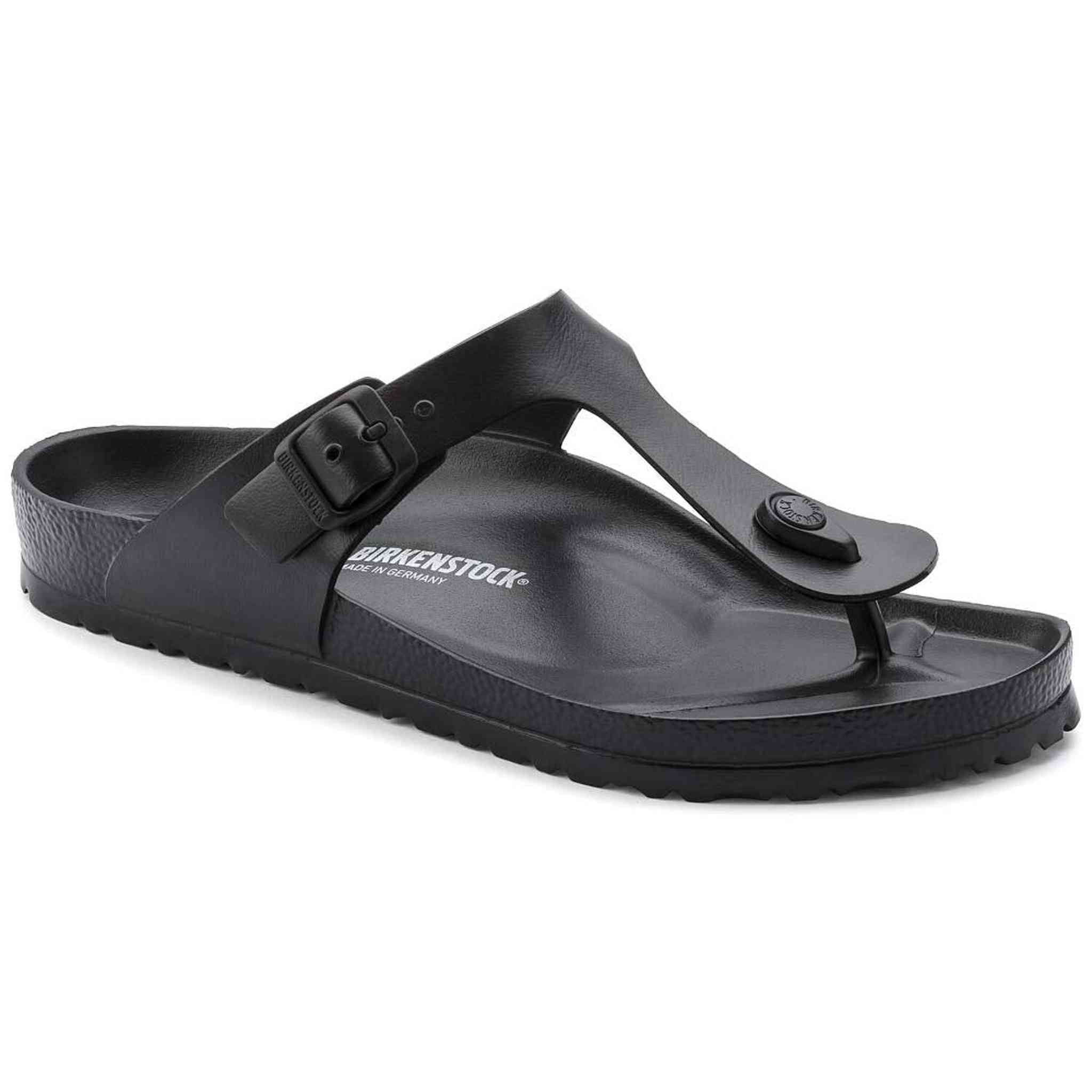 Birkenstock Essentials Unisex Gizeh EVA Sandals Black 43 R EU US Men's 10-10.5 Birkenstock