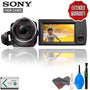Sony HDR-CX405 HD Handycam with Cleaning Kit and Extended Warranty