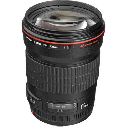 Canon 2520A004-IV EF 135mm f/2L USM Lens for SLR Cameras - Fixed International Version (No Warranty)