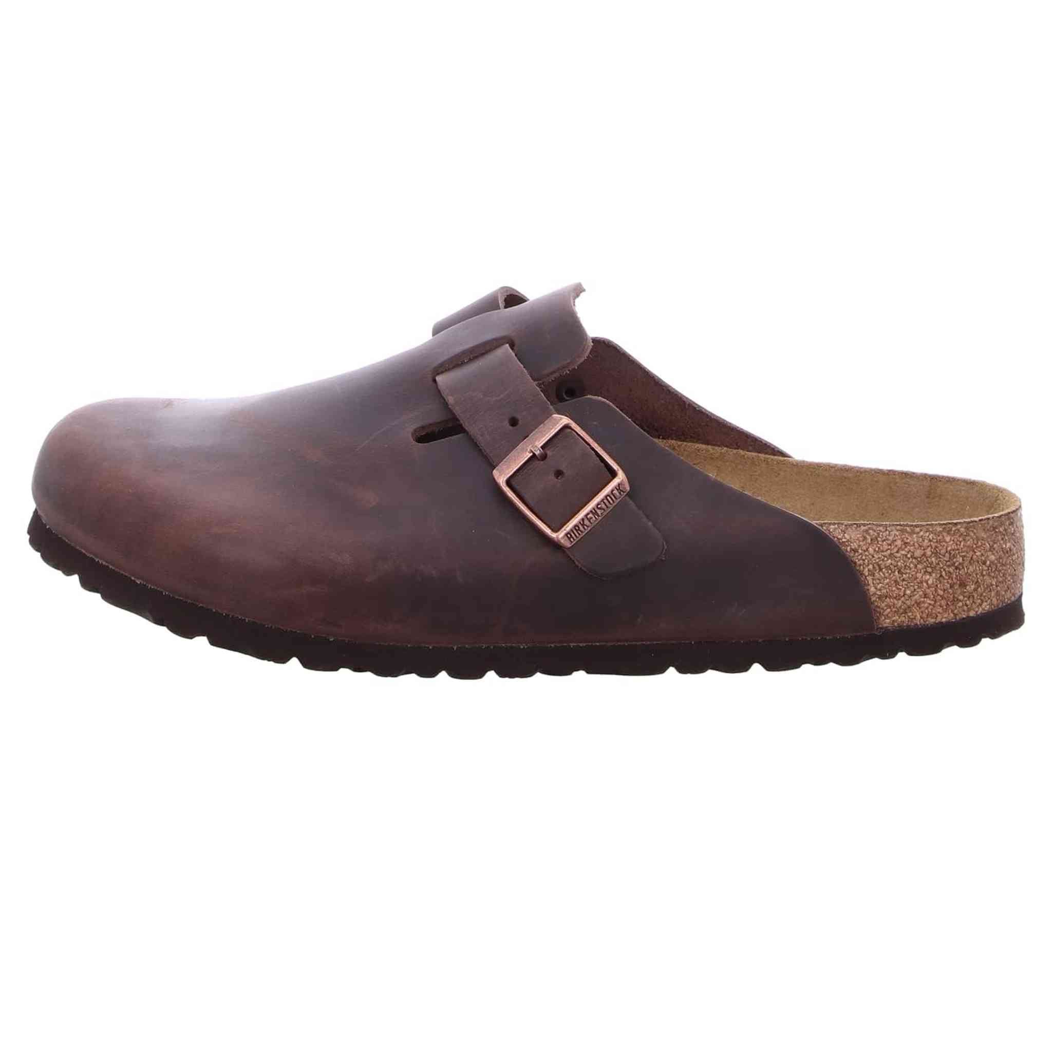 Birkenstock Unisex Boston Soft Footbed Clog, Habana Oiled Leather, EU 41 10-10.5 Women/ 8-8.5 Men Birkenstock