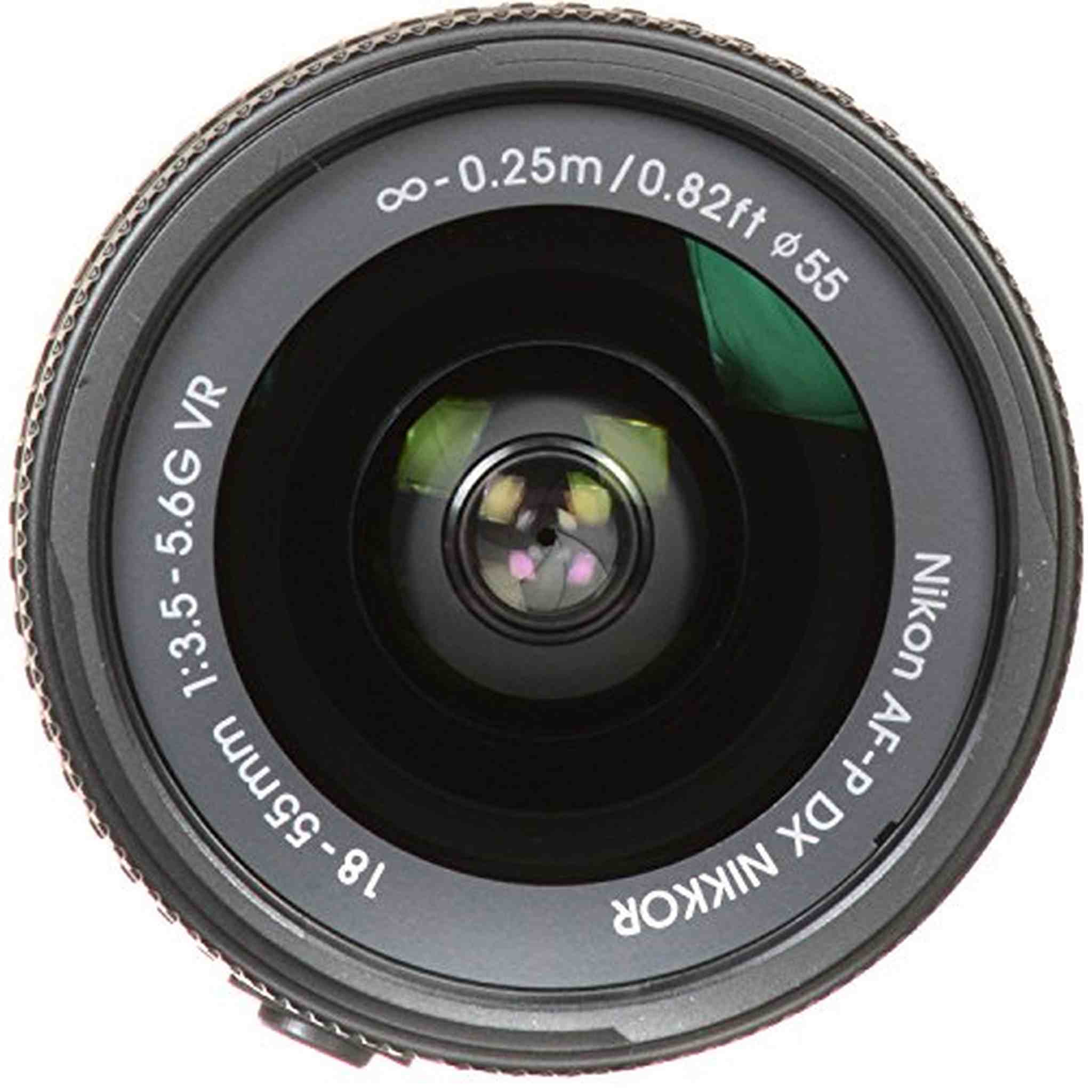 Nikon 18-55mm f/3.5-5.6G VR AF-P DX Zoom-Nikkor Lens - Certified Refurbished - Reconditioned Nikon