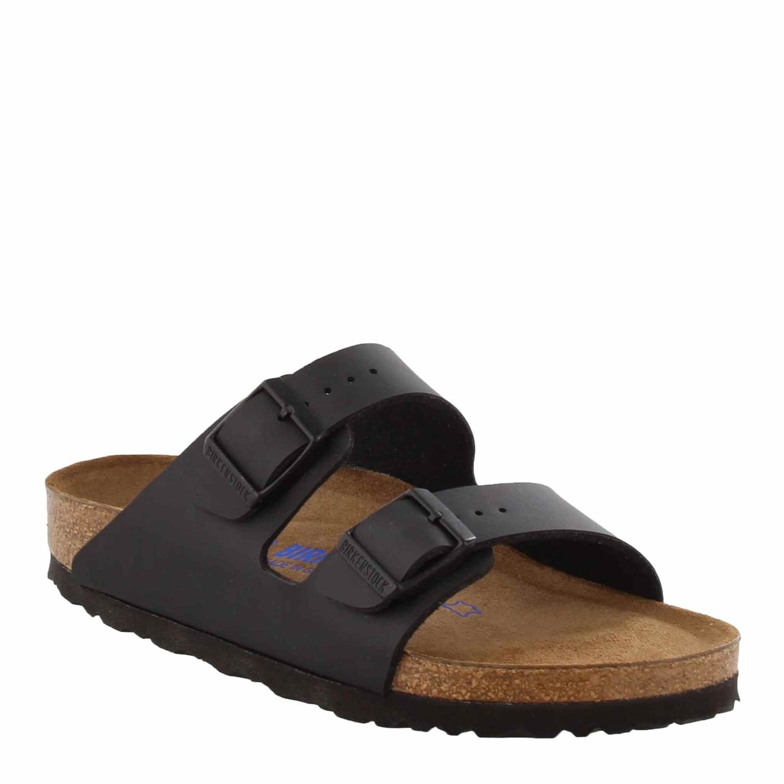 Birkenstock Women's Arizona Soft Footbed, Black Birko-Flor¿, 37 N EU