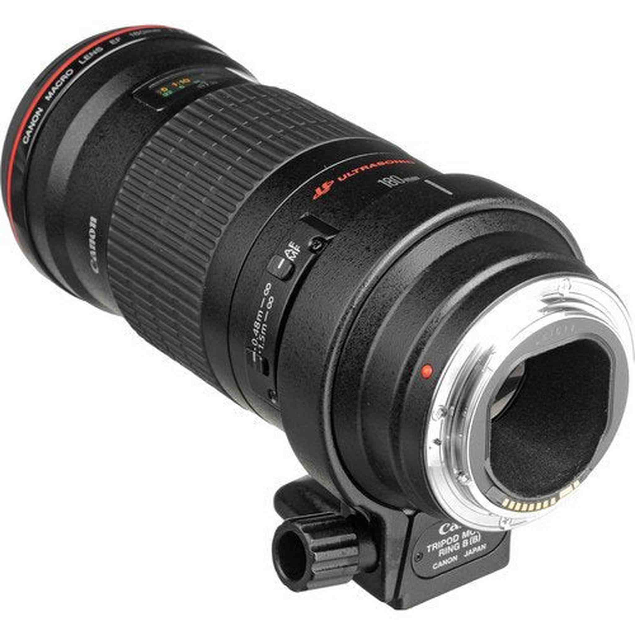 Canon EF 180mm f/3.5L Macro USM Lens for Canon EF Mount + Accessories International Model with 2 Year Warranty