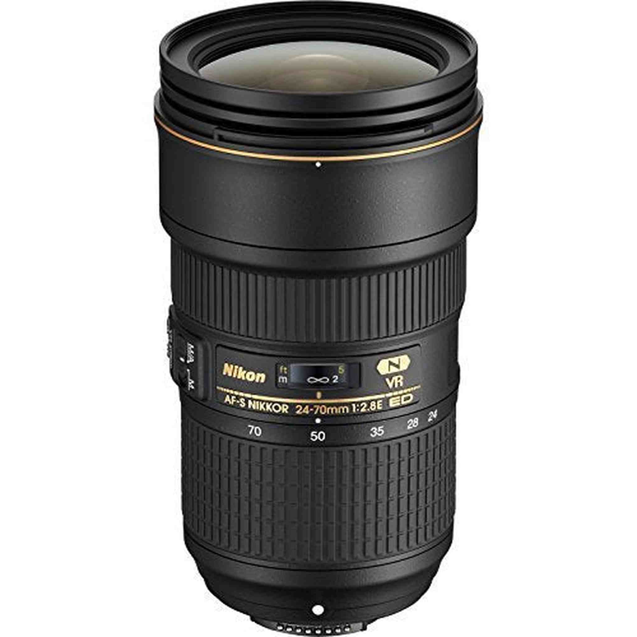 Nikon 24-70mm f/2.8E VR AF-S ED Nikkor Zoom Lens - Reconditioned Nikon
