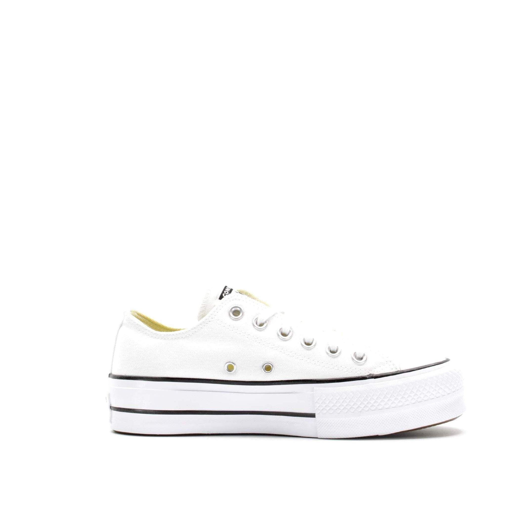 Converse Women's Chuck Taylor All Star Lift Sneakers, White/Black/White, 8.5 Medium US