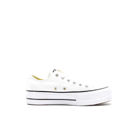 Converse Women's Chuck Taylor All Star Lift Sneakers, White/Black/White, 10 Medium US