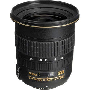 Nikon 2144-IV AF-S DX NIKKOR 12-24mm f/4G If-ED Zoom Lens with Auto Focus for DSLR Cameras International Version No Warranty