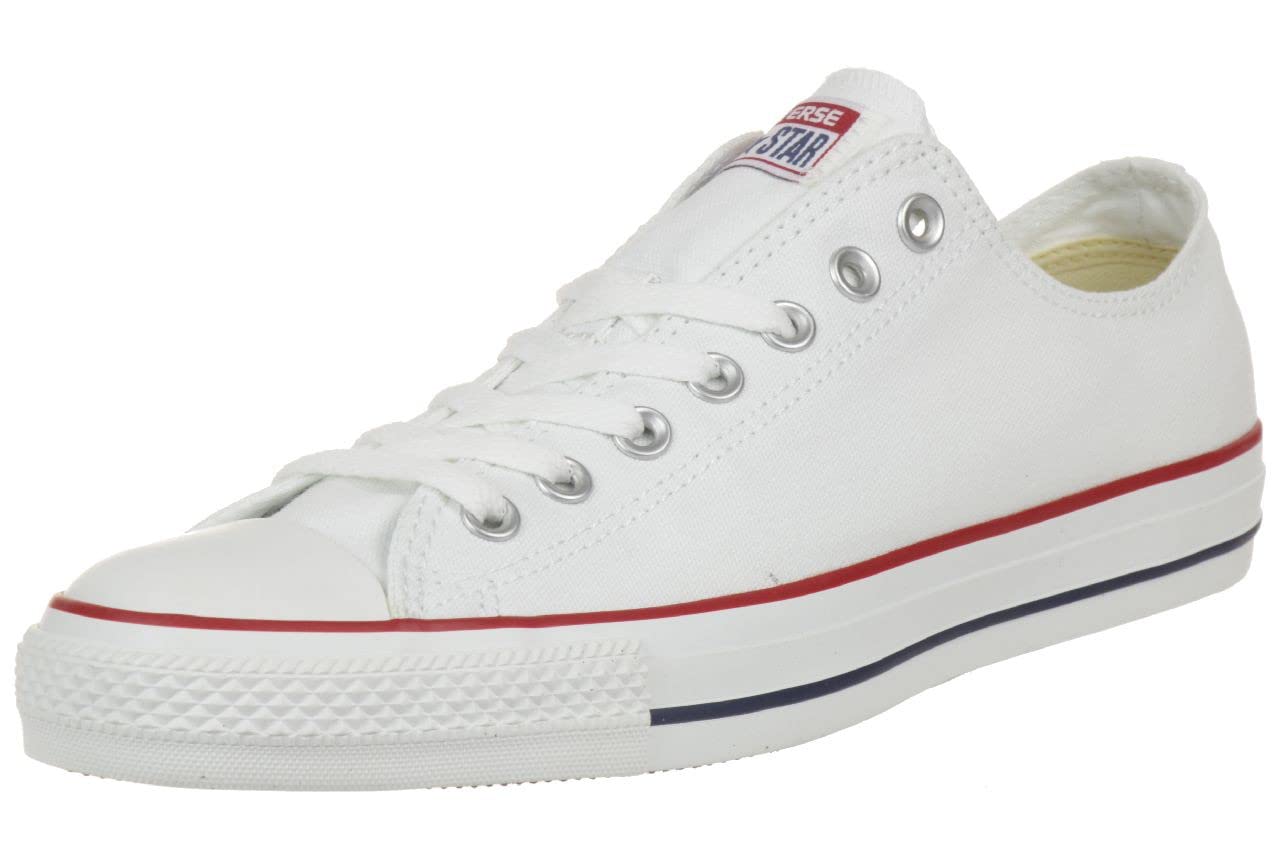 Converse Chuck Taylor All Star Canvas Low Top Sneaker, Optical White ,10 mens_us/12 womens_us