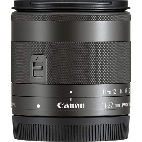 Canon EF-M 11-22mm F/4-5.6 is STM Lens for Canon Eos M, M2, M3, M5, M6, M1 M5 M10 Accessories (International Model + 2 Y
