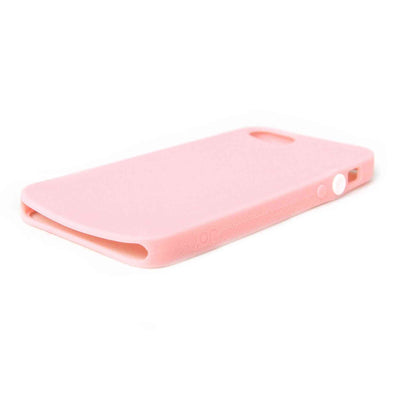 The Joy Factory Jugar Soft Silicone Case with Metal Frame for iPhone5/5S, CSD103 Soft Pink