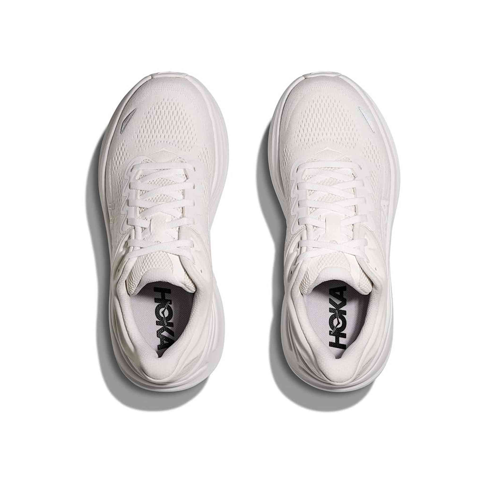 Hoka Men's Bondi 9 Sneaker, White/White, 9