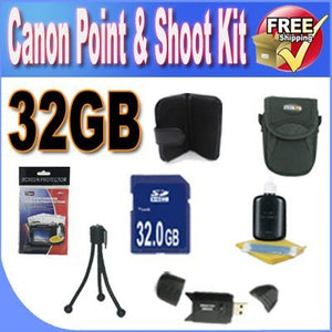 Canon Point & Shoot Camera Accessory Bundle 4