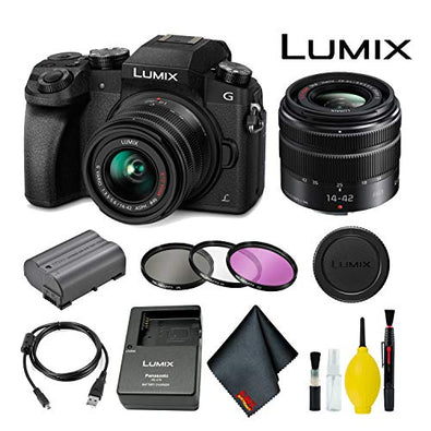 Panasonic Lumix DMC-G7 Mirrorless Micro Four Thirds Digital Camera +14-42mm Lens