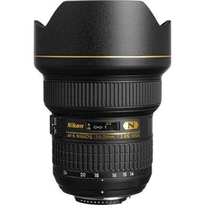Nikon AF-S FX NIKKOR 14-24mm f/2.8G ED Zoom Lens with Auto Focus for Nikon DSLR Cameras International Version No Warranty - Used Nikon