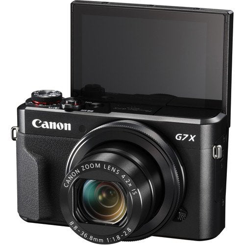 Canon PowerShot G7 X Mark II w/Accessories Bundle - Digital Camera (1066C001) International Version