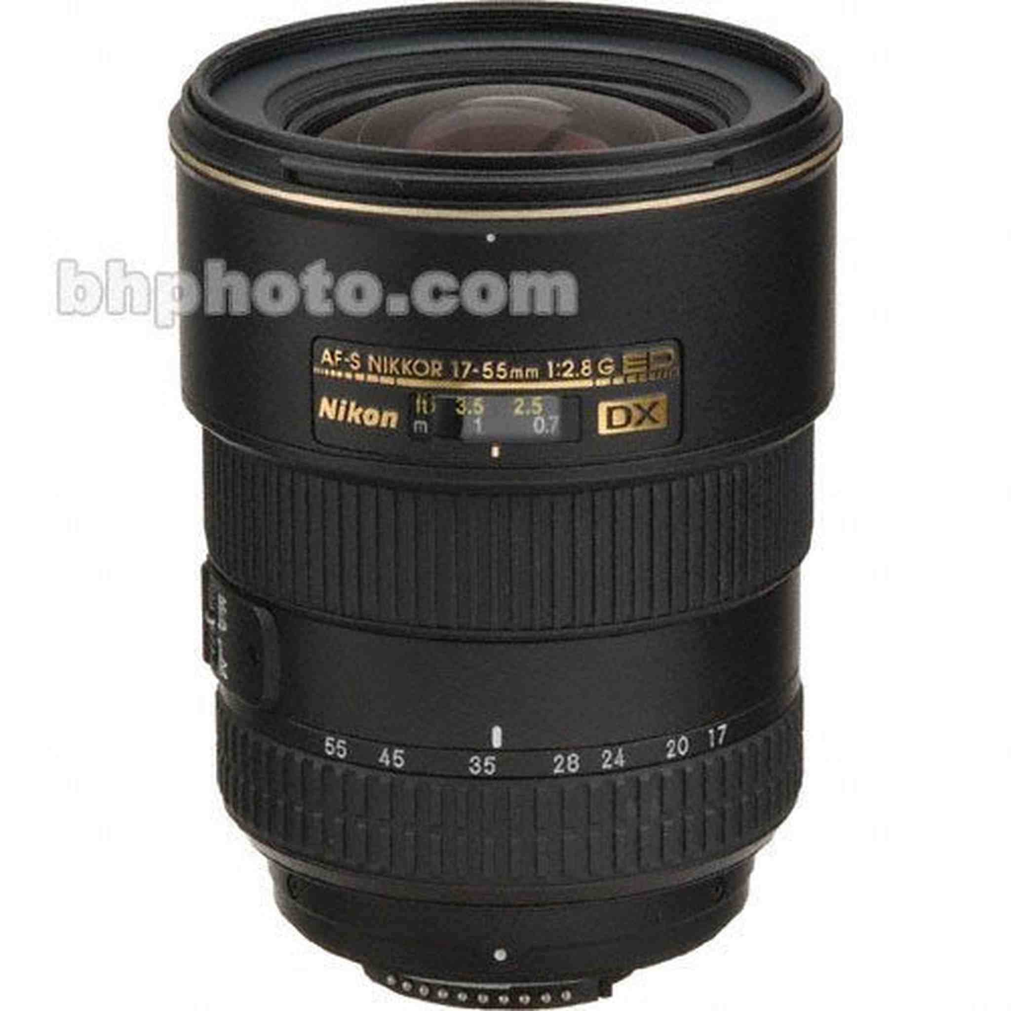 Nikon AF-S DX NIKKOR 17-55mm f/2.8G IF-ED Zoom Lens with Auto Focus for Nikon DSLR Cameras International Version No war Nikon