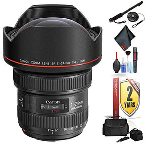 Canon EF 11-24mm F/4L USM Lens for Canon 6D, 5D Mark IV, 5D Mark III, 5D Mark II, 6D Mark II, 5Dsr, 5Ds, 1Dx, 1Dx Mark I Canon