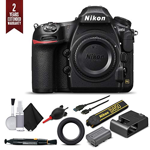 Nikon D850 Digital SLR Camera Body Only Starter Set With Extended Warranty (Intl Model)