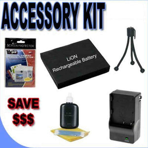 BigVALUEInc Accessory Saver CGAS002 Replacement Lithium Ion Battery + Rapid External Battery Charger Bundle for Panasoni