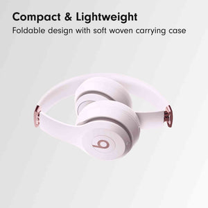 Beats Solo 4 - Wireless Bluetooth On-Ear Headphones, Apple & Android Compatible, Up to 50 Hours of Battery Life - Cloud Pink - Used Beats