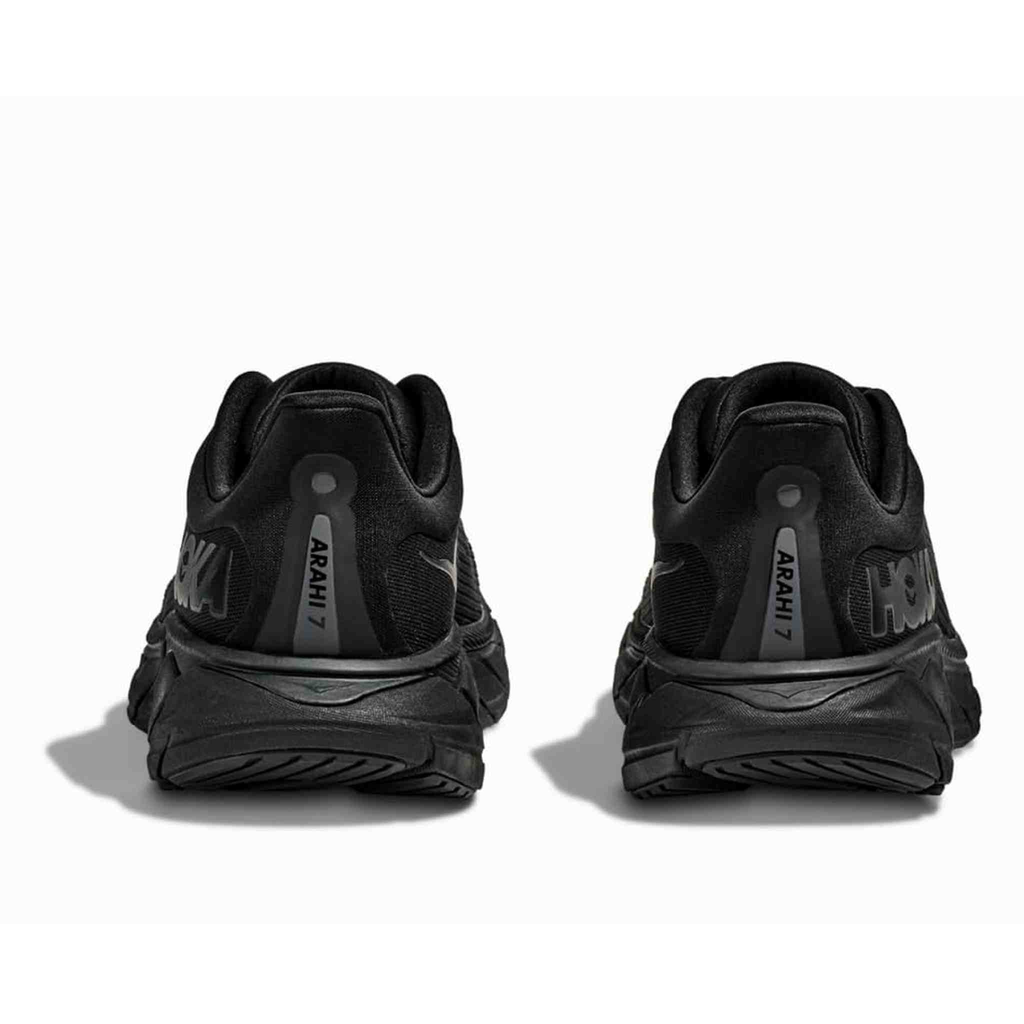 Hoka Women's Arahi 7 Sneaker, Black/Black, 8