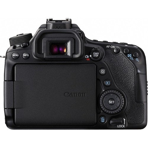 Canon EOS 80D DSLR Camera (Body Only) Bundle Kit with Carrying Bag + LCD Screen Protectors - International Model