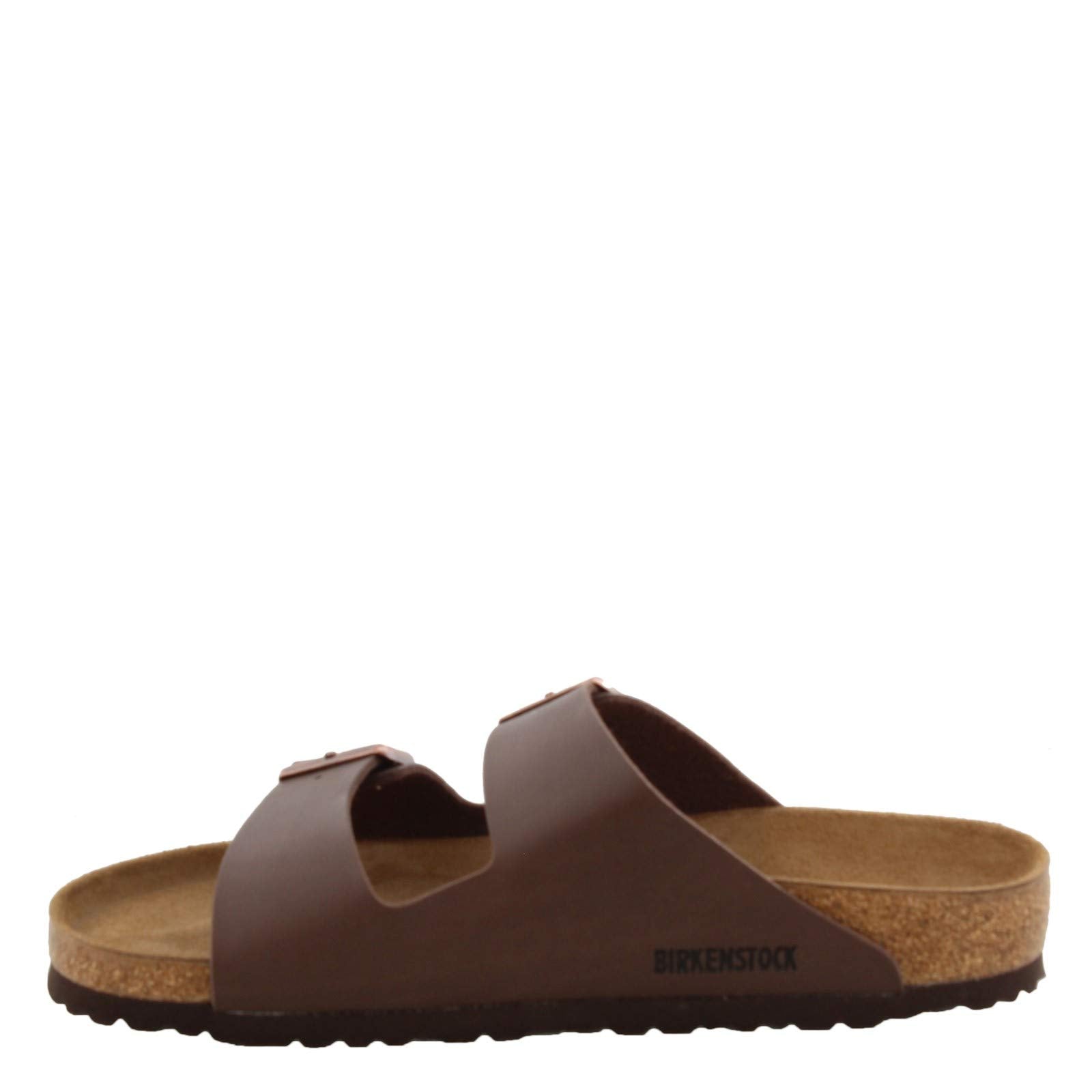 Birkenstock Women's Arizona Birko-Flo Dark Brown Birko-flor Sandals - 40R EU US Men's 7-7.5, US Women's 9-9.5