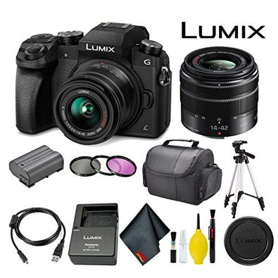 Panasonic Lumix DMC-G7 Mirrorless Micro Four Thirds Digital Camera +14-42mm Lens