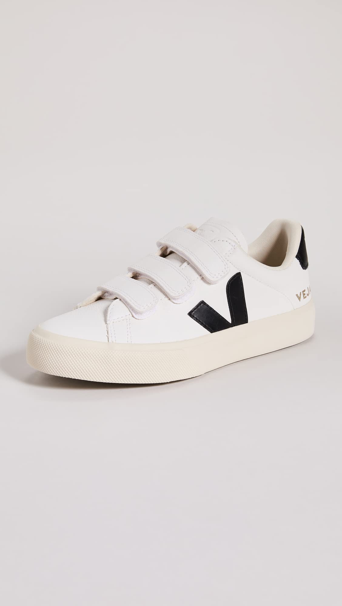 Veja Women's Recife Logo Sneakers, Extra White/Black, 9 Medium US