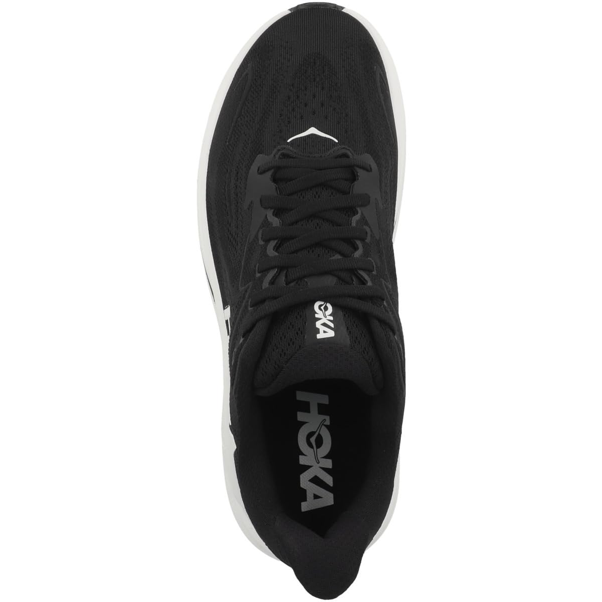 Hoka Men's Clifton 10 Sneaker, Black/White