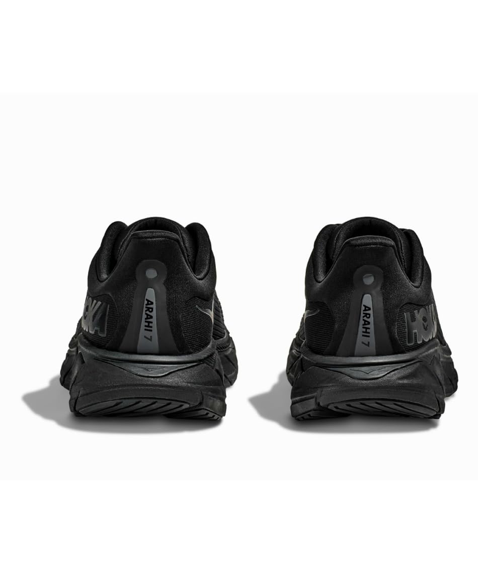 Hoka Men's Arahi 7 Sneaker, Black/Black, 8.5
